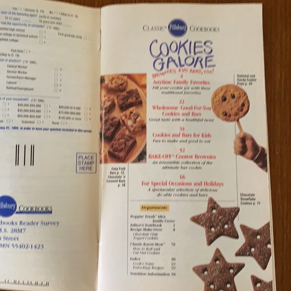 VINTAGE Bundle of 5 Pillsbury Cookbooks  1989-1993 - Picture 11 of 12